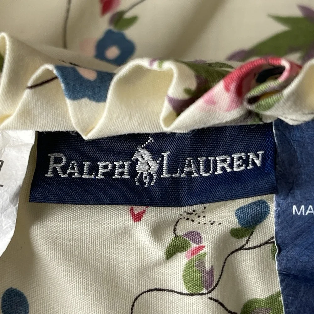 Vintage 90s Ralph Lauren Pebble Path Comforter Full/Queen Discontinued Open Box